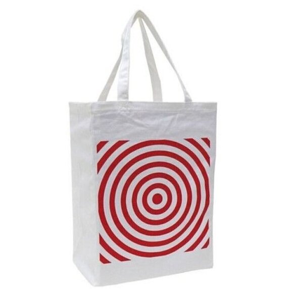 Target bullseye canvas tote bag - Picture 1 of 9